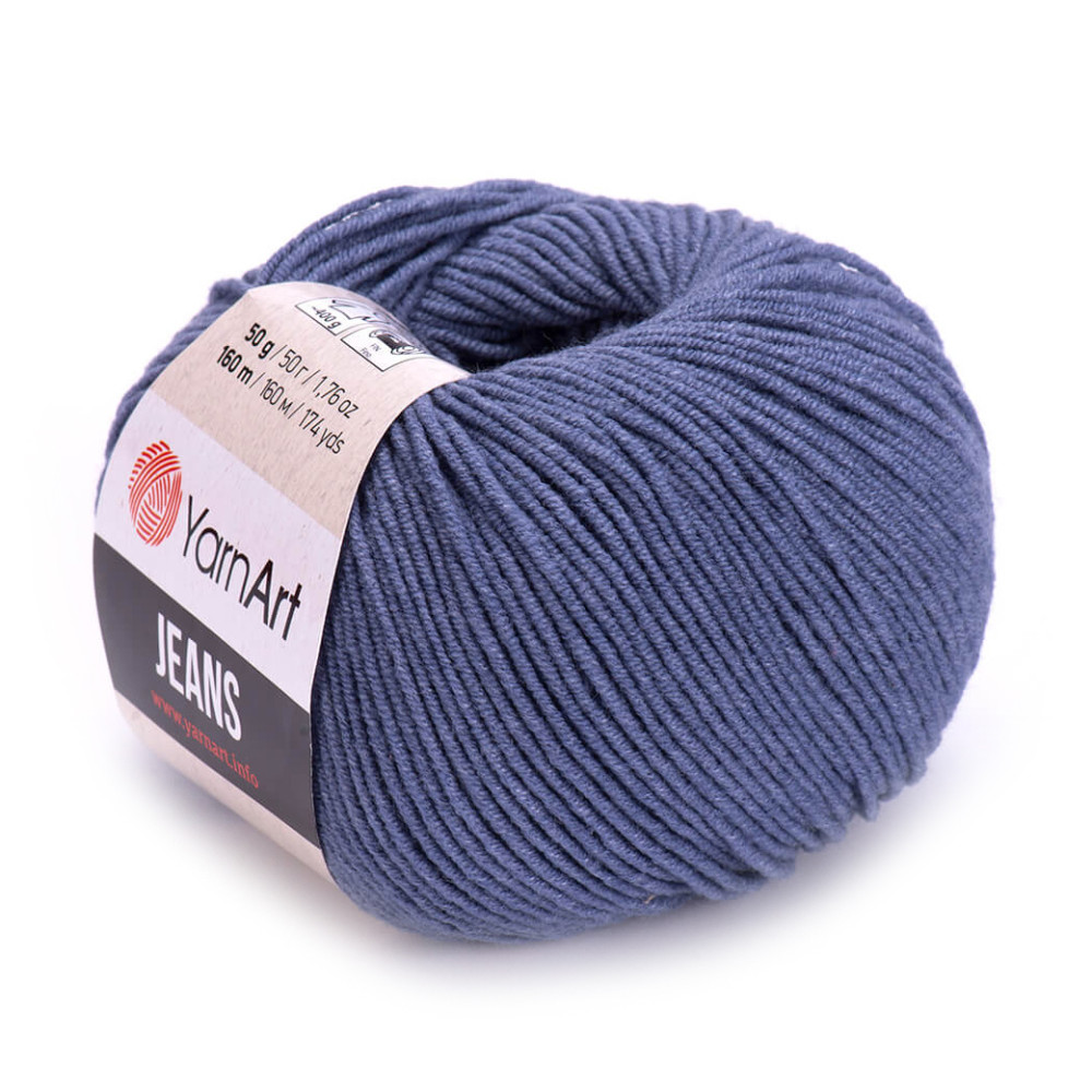 Jeans cotton-acrylic knitting yarn - YarnArt - 68, 50 g, 160 m