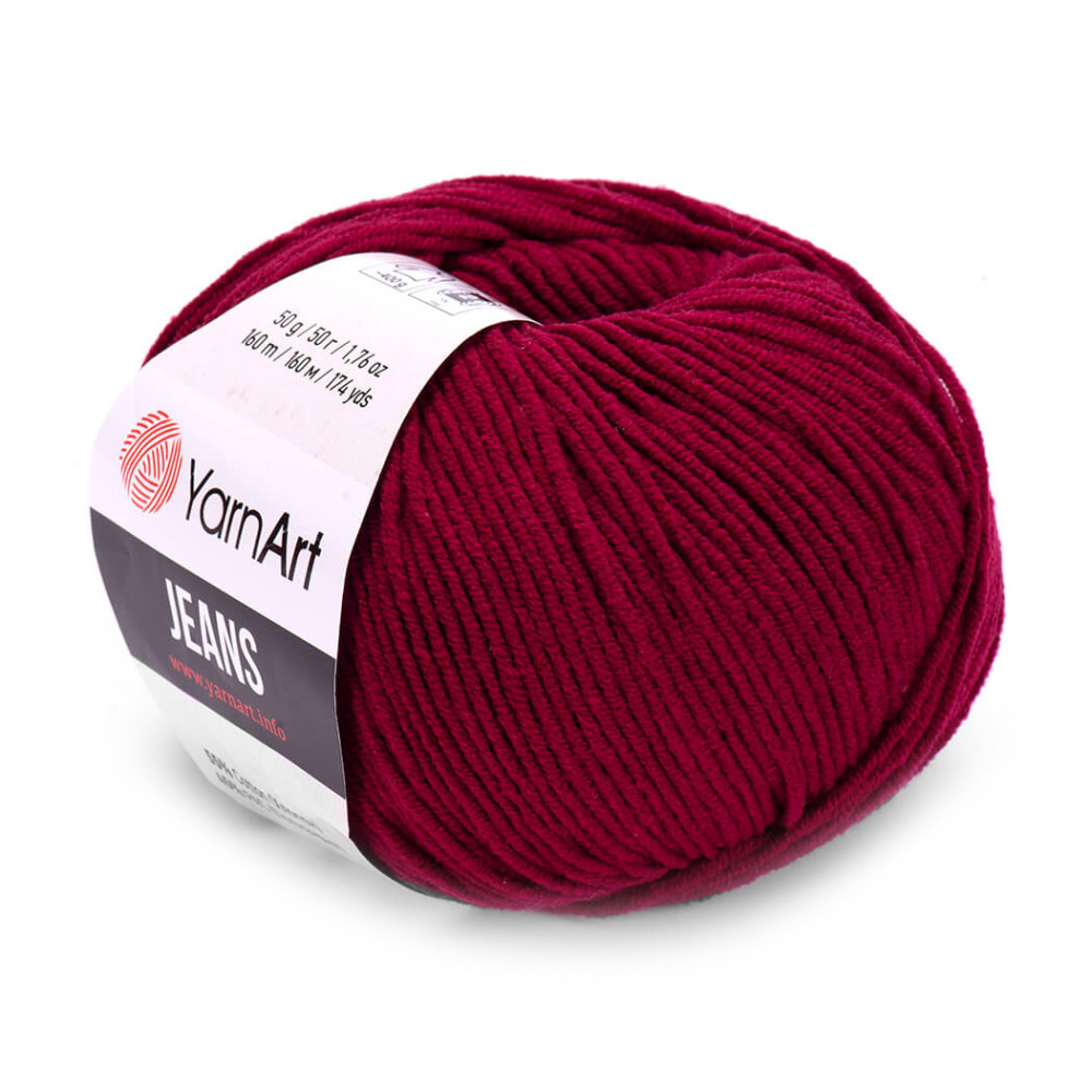 Jeans cotton-acrylic knitting yarn - YarnArt - 66, 50 g, 160 m