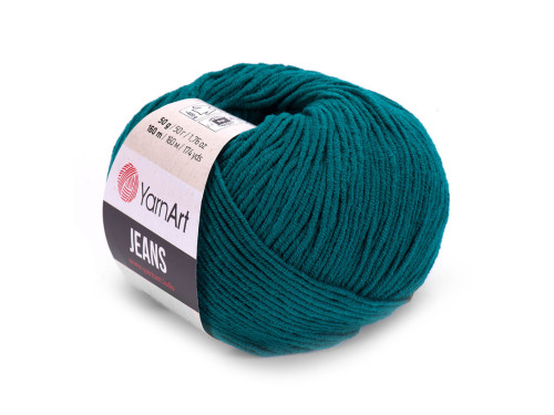 Jeans cotton-acrylic knitting yarn - YarnArt - 63, 50 g, 160 m