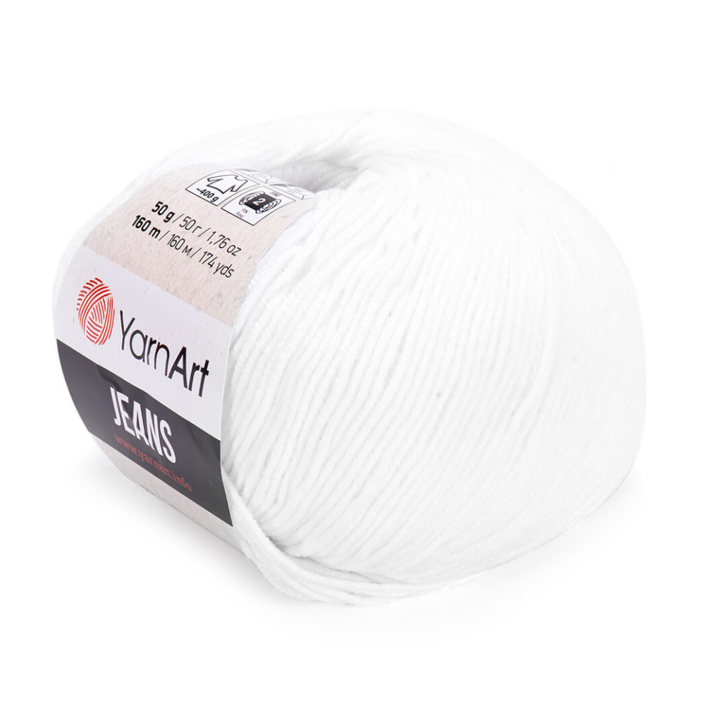 Jeans cotton-acrylic knitting yarn - YarnArt - 62, 50 g, 160 m