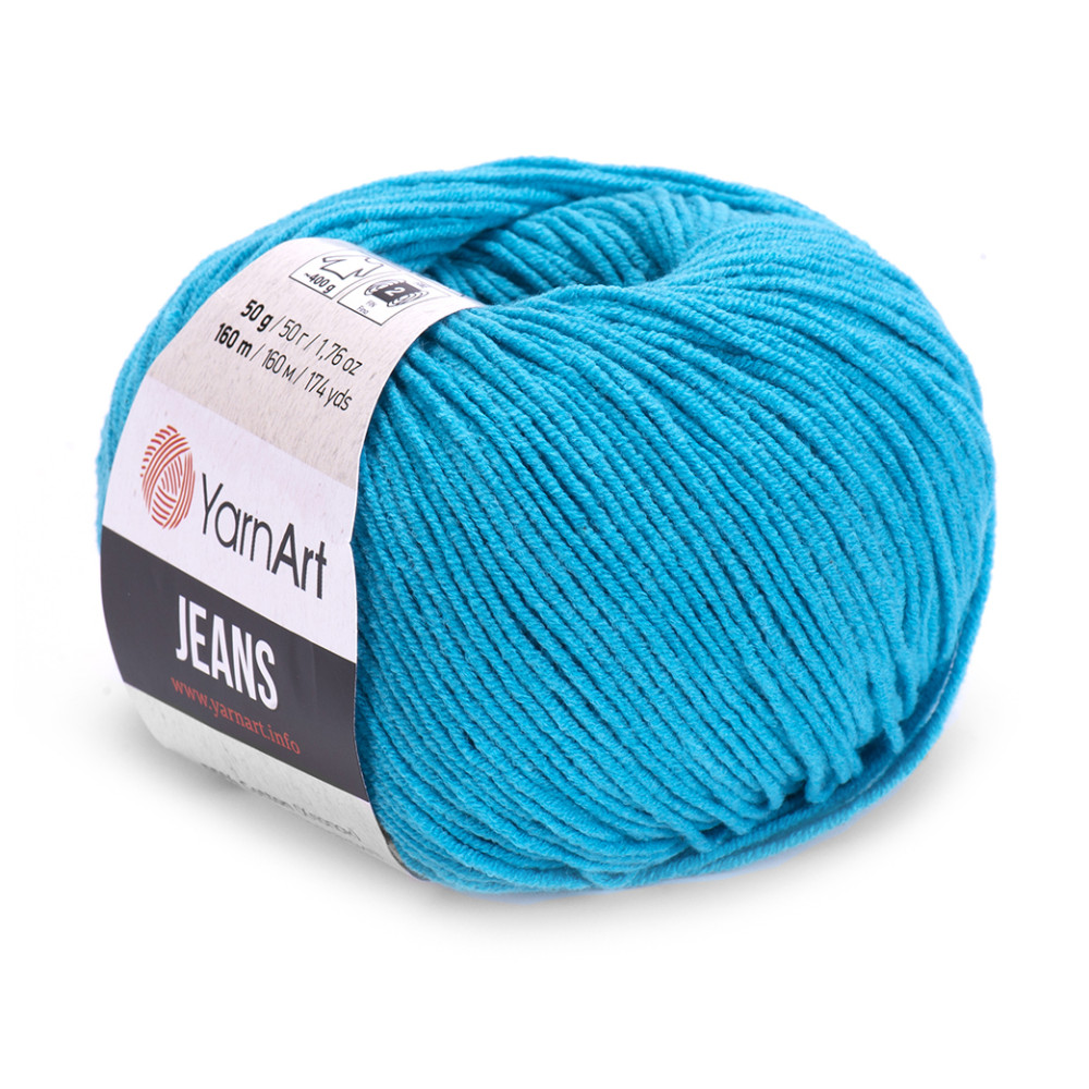 Jeans cotton-acrylic knitting yarn - YarnArt - 55, 50 g, 160 m