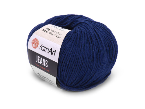 Jeans cotton-acrylic knitting yarn - YarnArt - 54, 50 g, 160 m