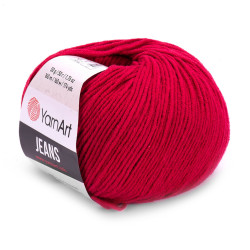 Jeans cotton-acrylic knitting yarn - YarnArt - 51, 50 g, 160 m