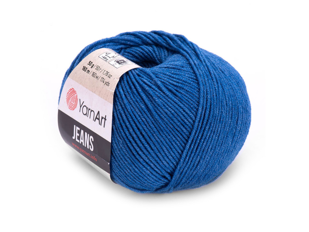 Jeans cotton-acrylic knitting yarn - YarnArt - 17, 50 g, 160 m