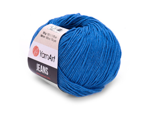 Jeans cotton-acrylic knitting yarn - YarnArt - 16, 50 g, 160 m