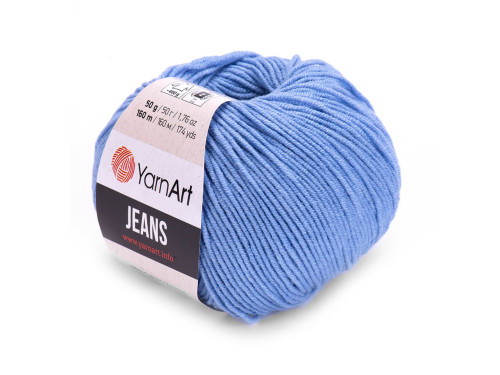 Jeans cotton-acrylic knitting yarn - YarnArt - 15, 50 g, 160 m