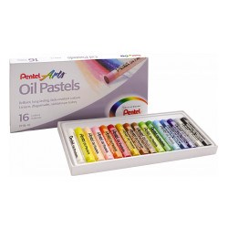 Set of Oil pastels - Pentel - 16 colors