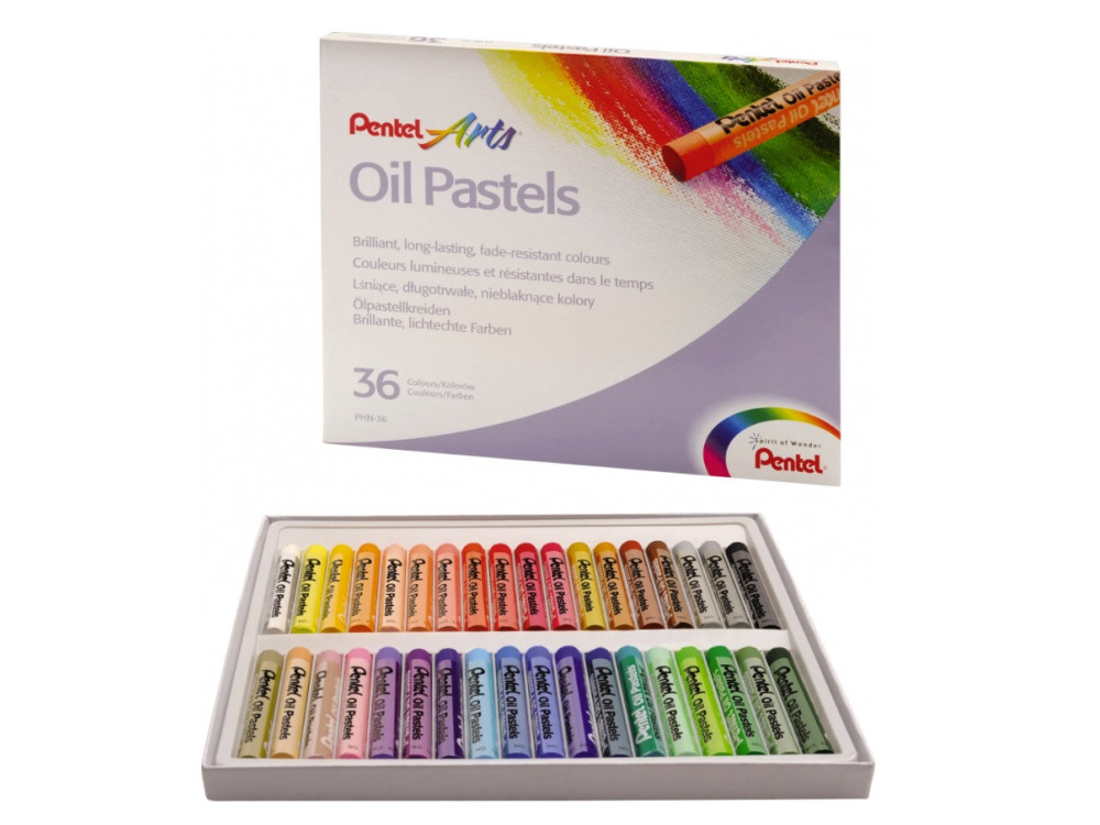 Set of Oil pastels - Pentel - 36 colors