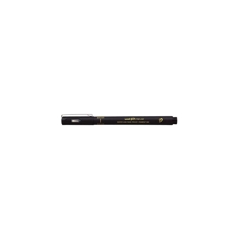 Cienkopis kreślarski z pędzelkiem Brush Fine Liner 500 - Uni - black