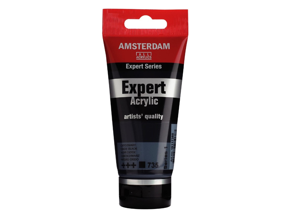 Farba akrylowa Expert - Amsterdam - 735, Oxide Black, 75 ml