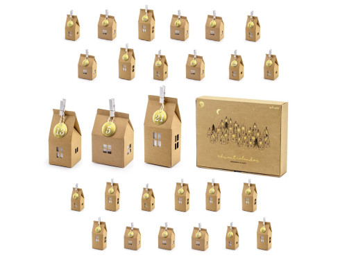 Advent calendar Houses - 24 pcs.
