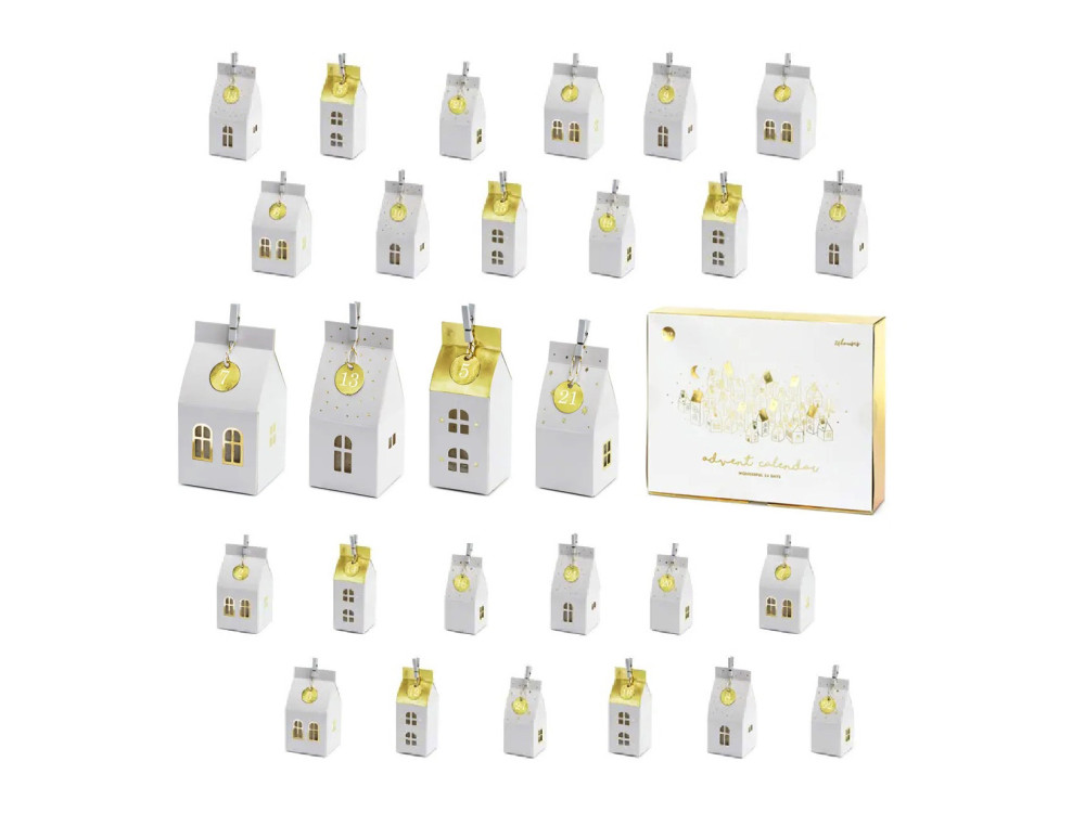 Advent calendar Houses - 24 pcs.