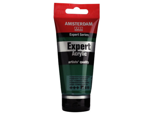 Farba akrylowa Expert - Amsterdam - 619, Permanent Green Deep, 75 ml