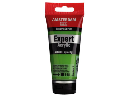 Farba akrylowa Expert - Amsterdam - 618, Permanent Green Light, 75 ml
