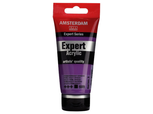 Farba akrylowa Expert - Amsterdam - 589, Permanent Violet Opaque, 75 ml