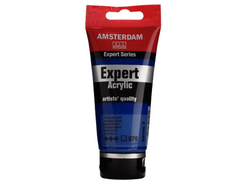 Expert acrylic paint - Amsterdam - 570, Phthalo Blue, 75 ml