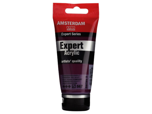 Farba akrylowa Expert - Amsterdam - 567, Permanent Red Violet, 75 ml