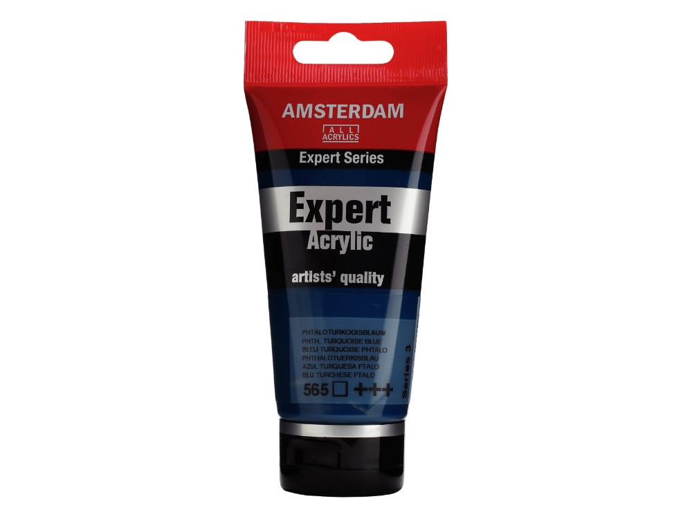 Farba akrylowa Expert - Amsterdam - 565, Phthalo Turquoise Blue, 75 ml