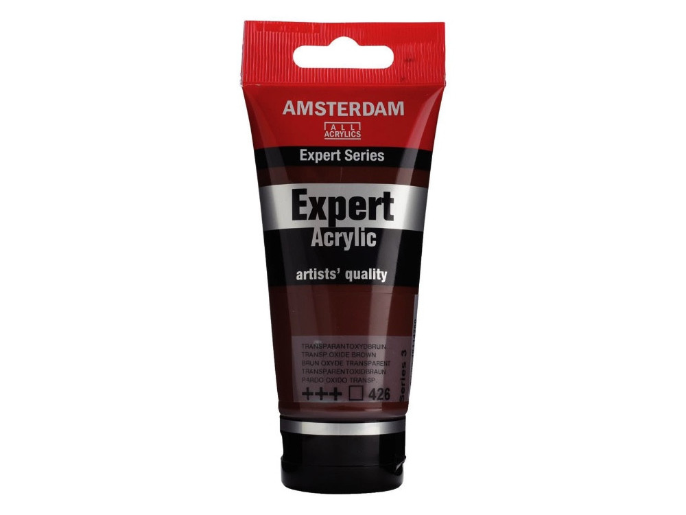 Expert acrylic paint - Amsterdam - 426, Transparent Oxide Brown, 75 ml