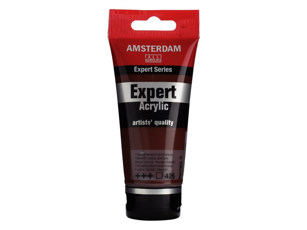 Farba akrylowa Expert - Amsterdam - 426, Transparent Oxide Brown, 75 ml
