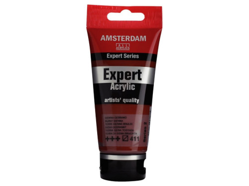 Expert acrylic paint - Amsterdam - 411, Burnt Sienna, 75 ml