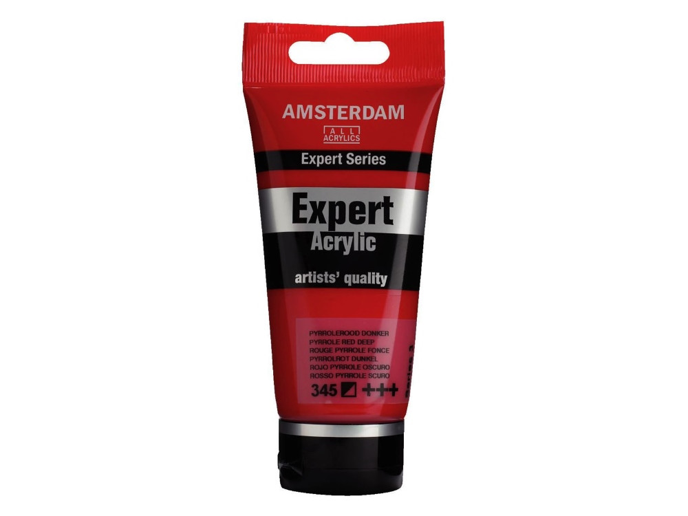 Expert acrylic paint - Amsterdam - 345, Pyrrole Red Deep, 75 ml