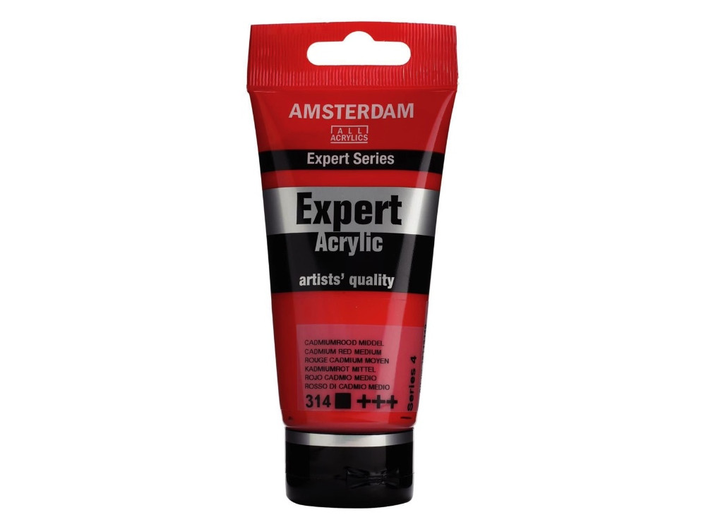 Expert acrylic paint - Amsterdam - 314, Cadmium Red Medium, 75 ml
