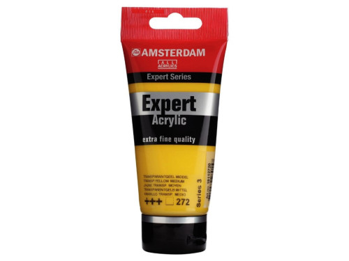 Expert acrylic paint - Amsterdam - 272, Transparent Yellow Medium, 75 ml