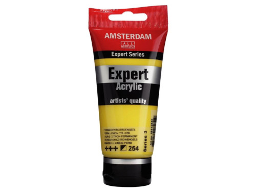 Farba akrylowa Expert - Amsterdam - 254, Permanent Lemon Yellow, 75 ml