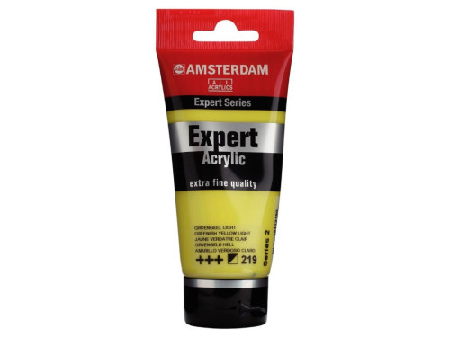 Expert acrylic paint - Amsterdam - 219, Greenish Yellow Light, 75 ml