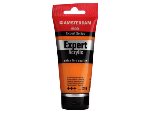 Expert acrylic paint - Amsterdam - 218, Transparent Orange, 75 ml