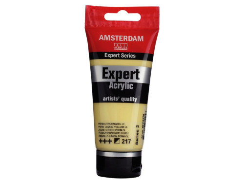 Farba akrylowa Expert - Amsterdam - 217, Permanent Lemon Yellow Light, 75 ml