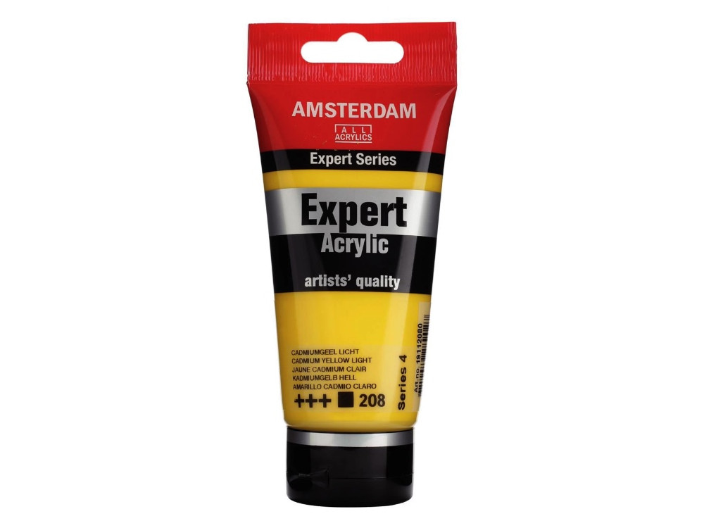 Expert acrylic paint - Amsterdam - 208, Cadmium Yellow Light, 75 ml