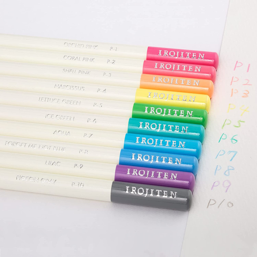 Set of color pencils Irojiten Vol. 1 - Tombow - 10 pcs.