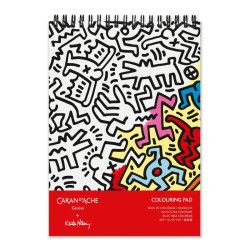 Coloring Pad Keith Haring A5 - Caran d'Ache - 20 sheets