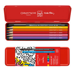 Set of watercolor pencils Keith Haring - Caran d'Ache - 10 colors