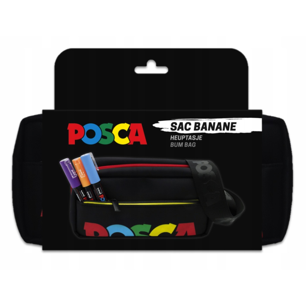 Posca Bum Bag Carry Case with belt - Uni - black