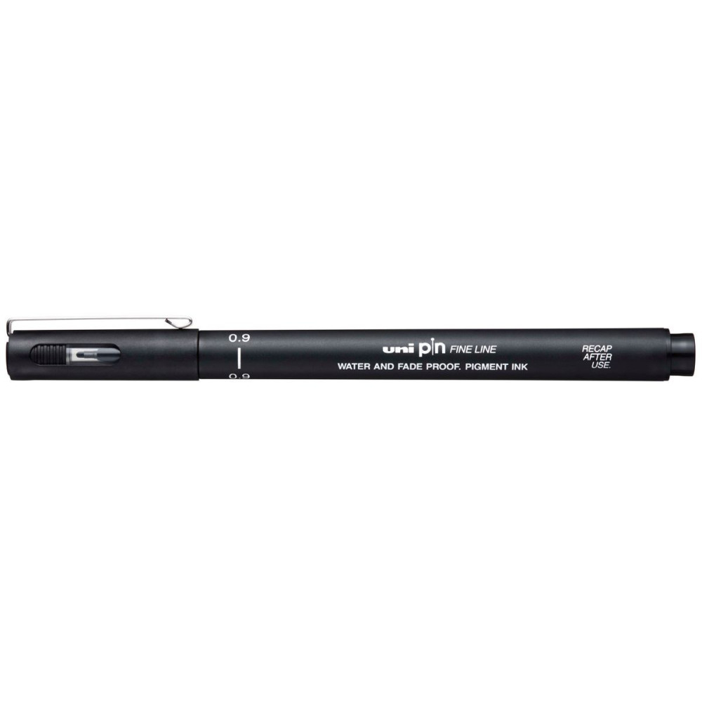 Set of fineliner Pen Pin 200 - Uni - black, 9 pcs.