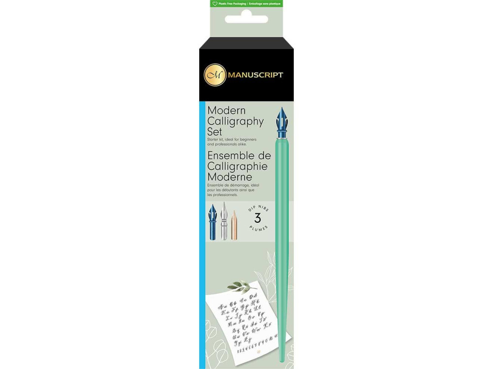 Calligraphy nib set - Manuscript - turquoise