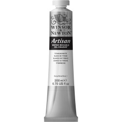 Artisan Water oil paint - Winsor & Newton - Titanium White, 200 ml
