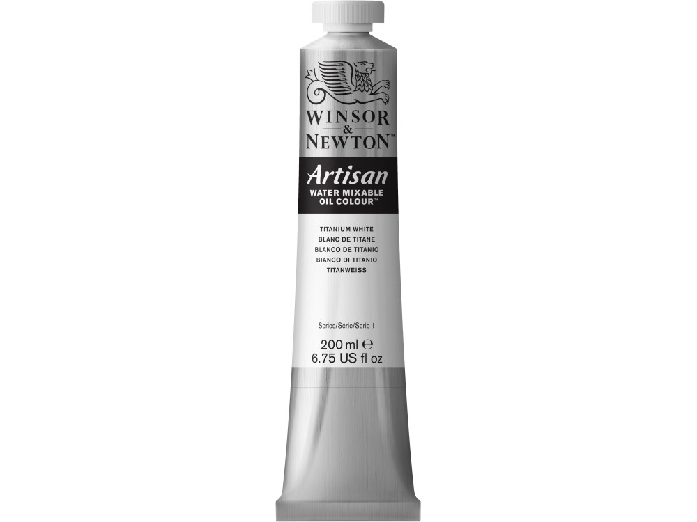 Artisan Water oil paint - Winsor & Newton - Titanium White, 200 ml