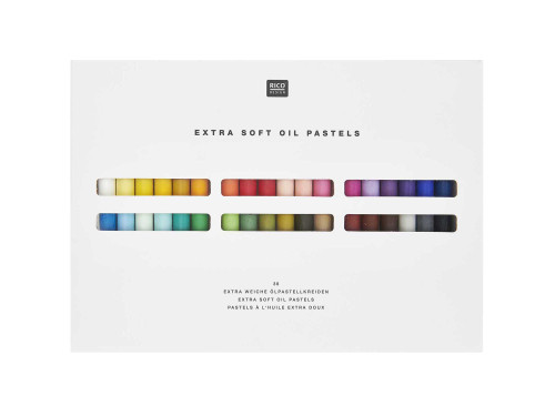 Soft Oil pastels - Rico Design - 36 colors