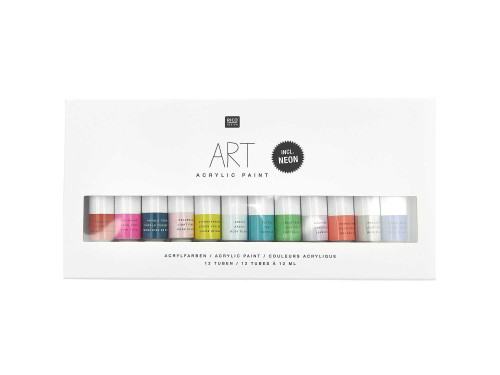 Set of acrylic paints ART Fashion - Rico Design - 12 x 12 ml