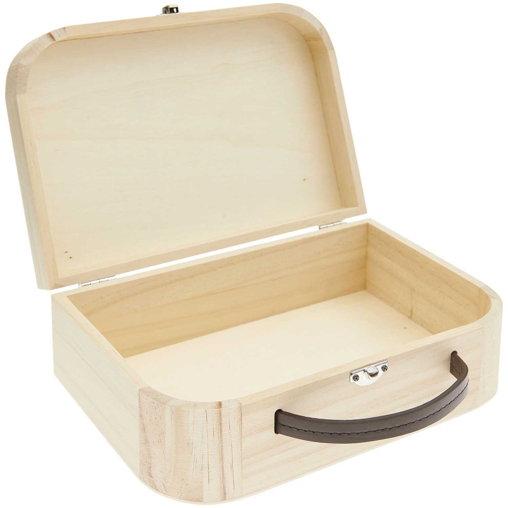 Skrzynka, walizka drewniana - Rico Design - 25 x 17 x 8,5 cm