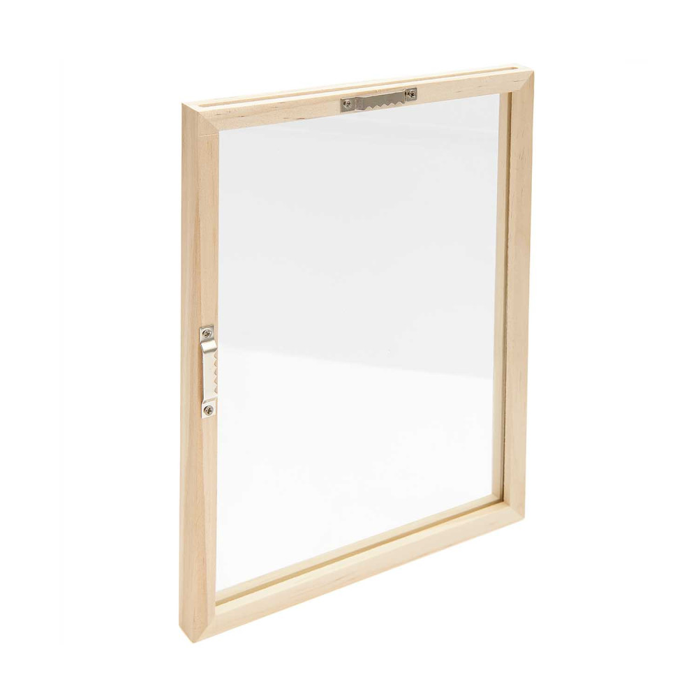 Wooden frame with glass insert - Rico Design - 13 x 18 x 1,5 cm