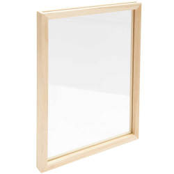 Wooden frame with glass insert - Rico Design - 24 x 18 x 1,5 cm
