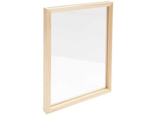 Wooden frame with glass insert - Rico Design - 24 x 18 x 1,5 cm