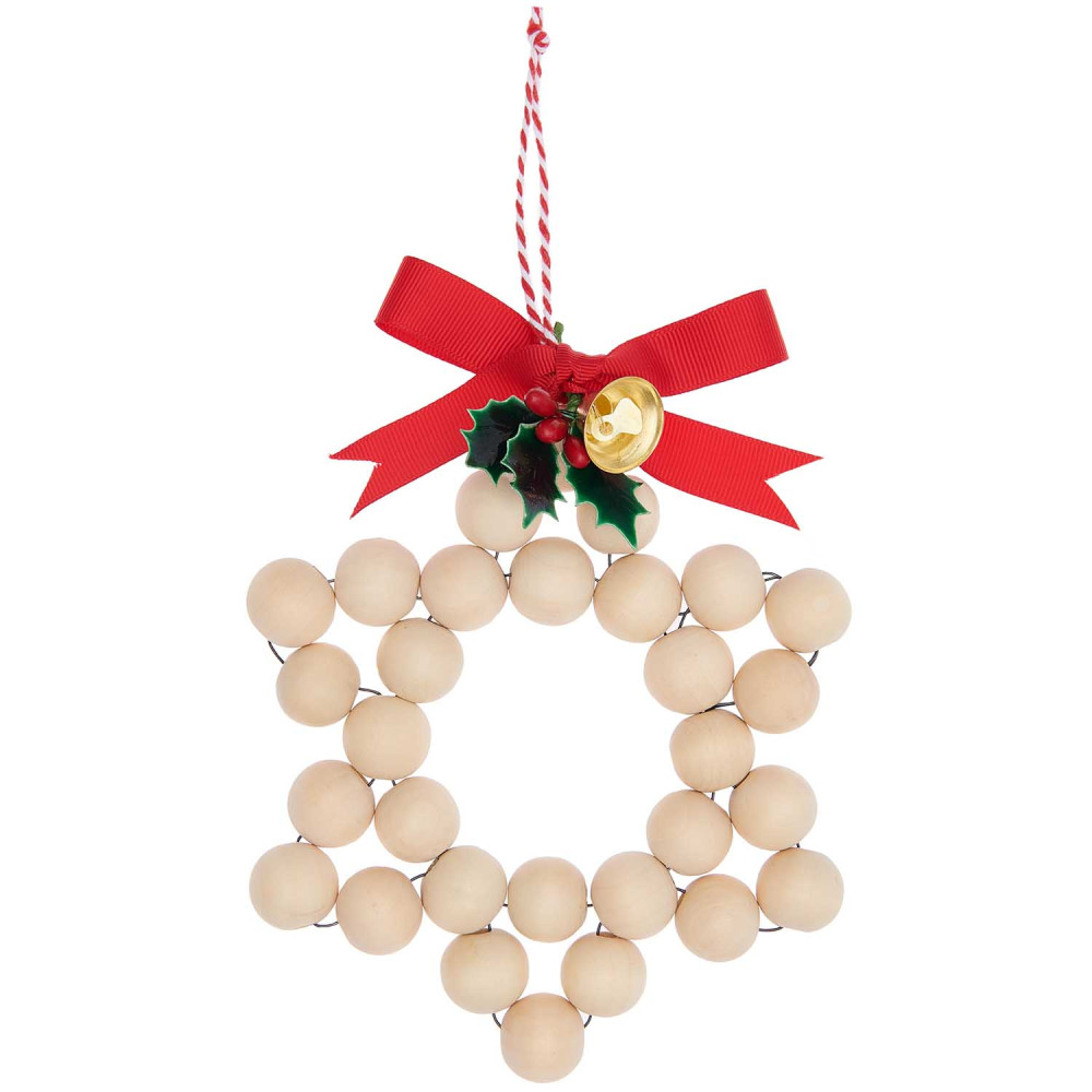 Wooden beads Star wreath - Rico Design