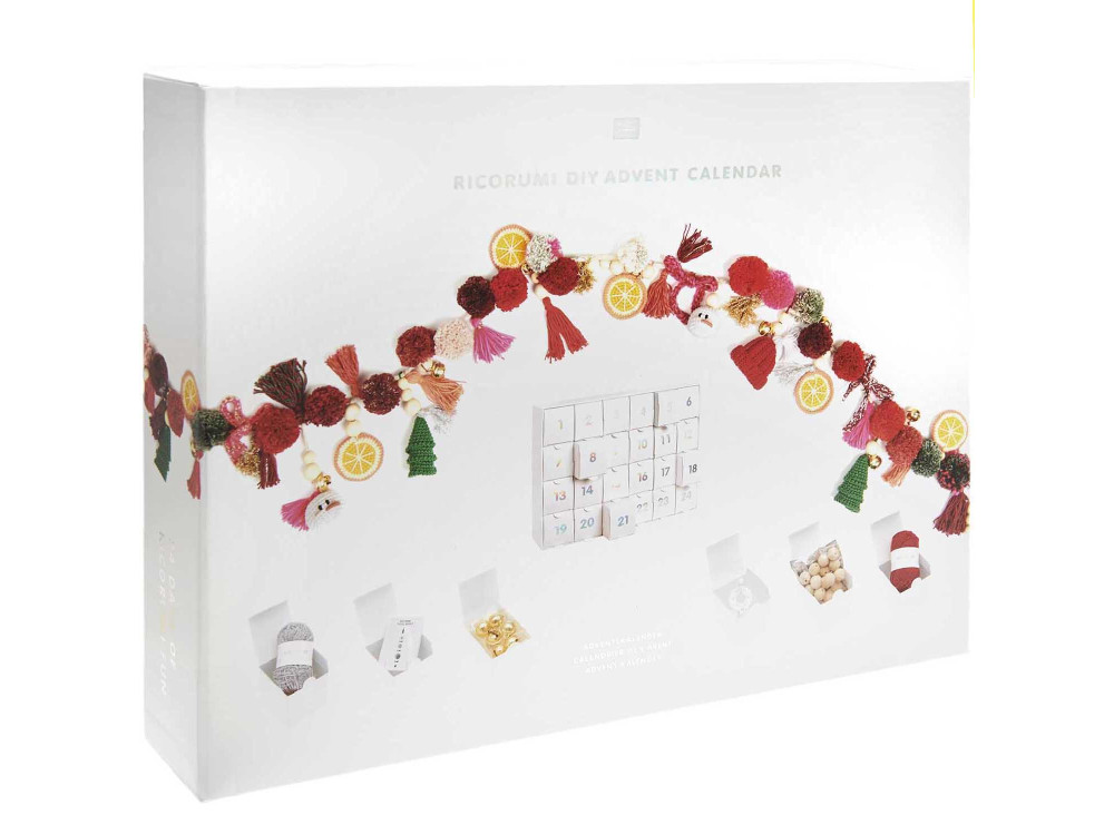 Kalendarz adwentowy Girlanda Ricorumi - Rico Design - 24 szt.