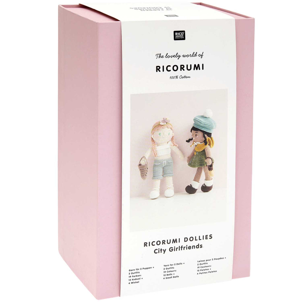 Zestaw do szydełkowania Ricorumi Dollies - Rico Design - City Girlfriends